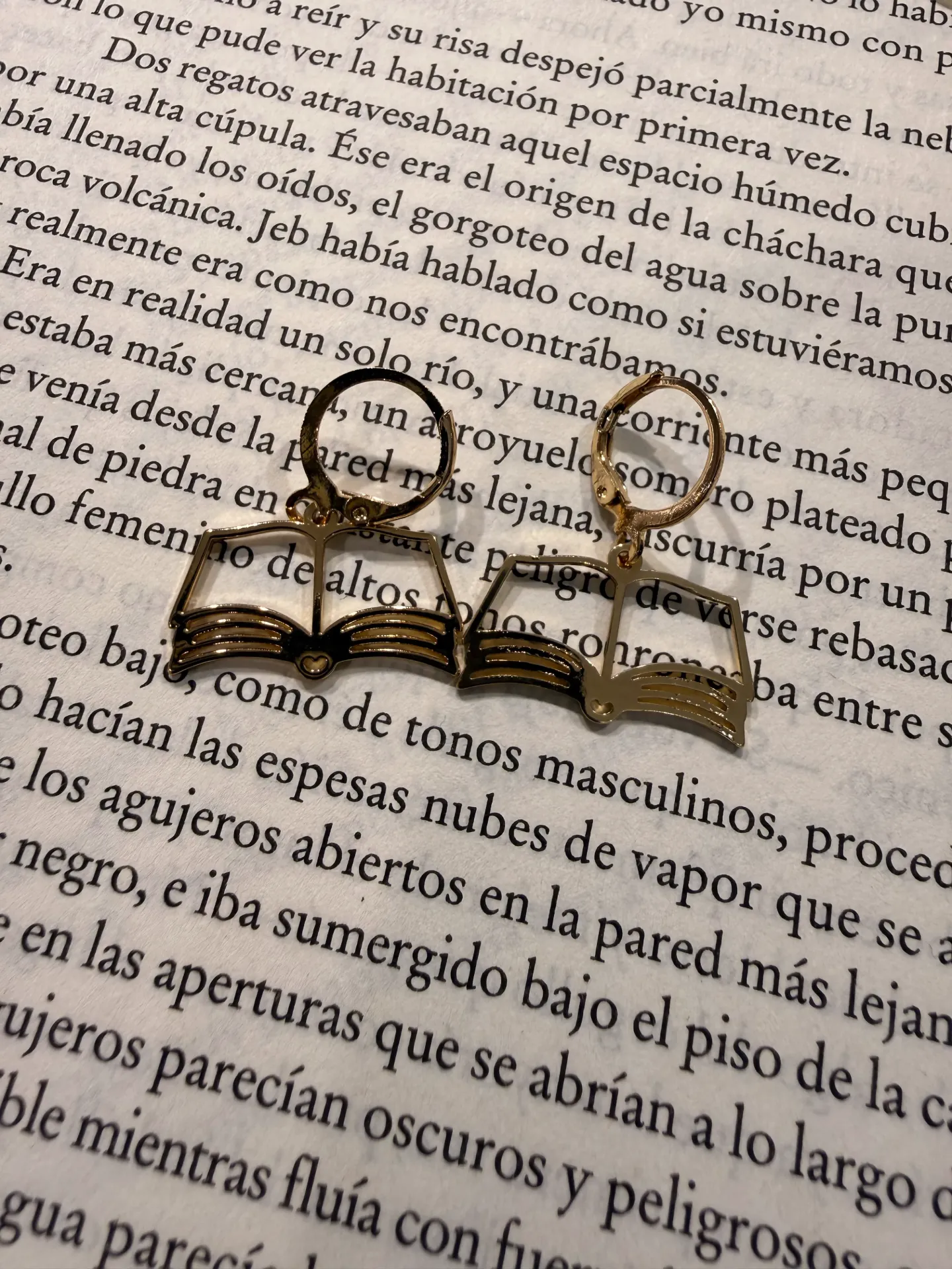 Pendientes "Entre paginas"