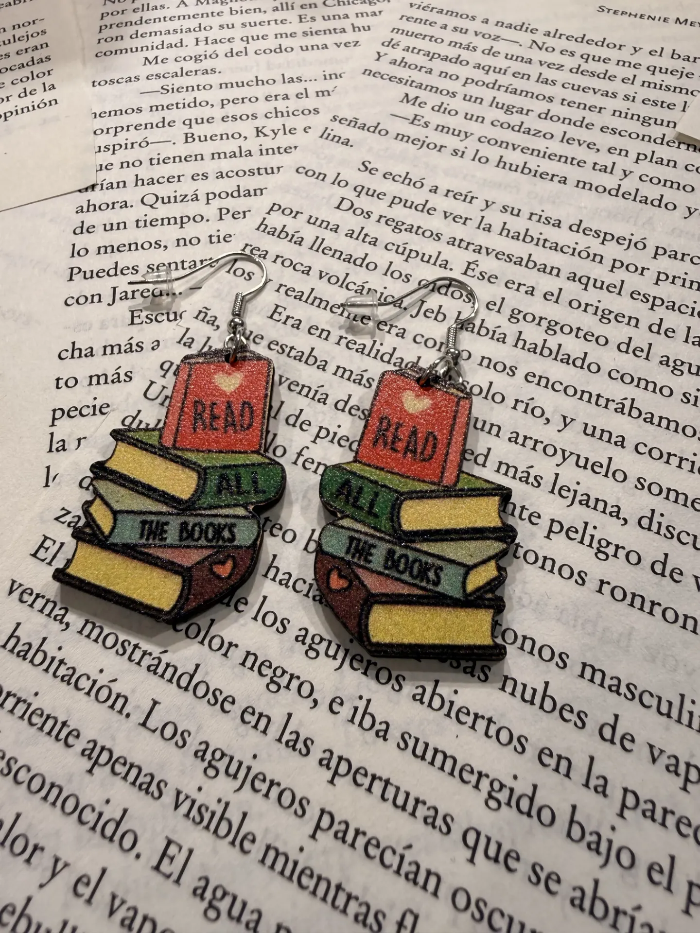 Pendientes “ Read All the Books"
