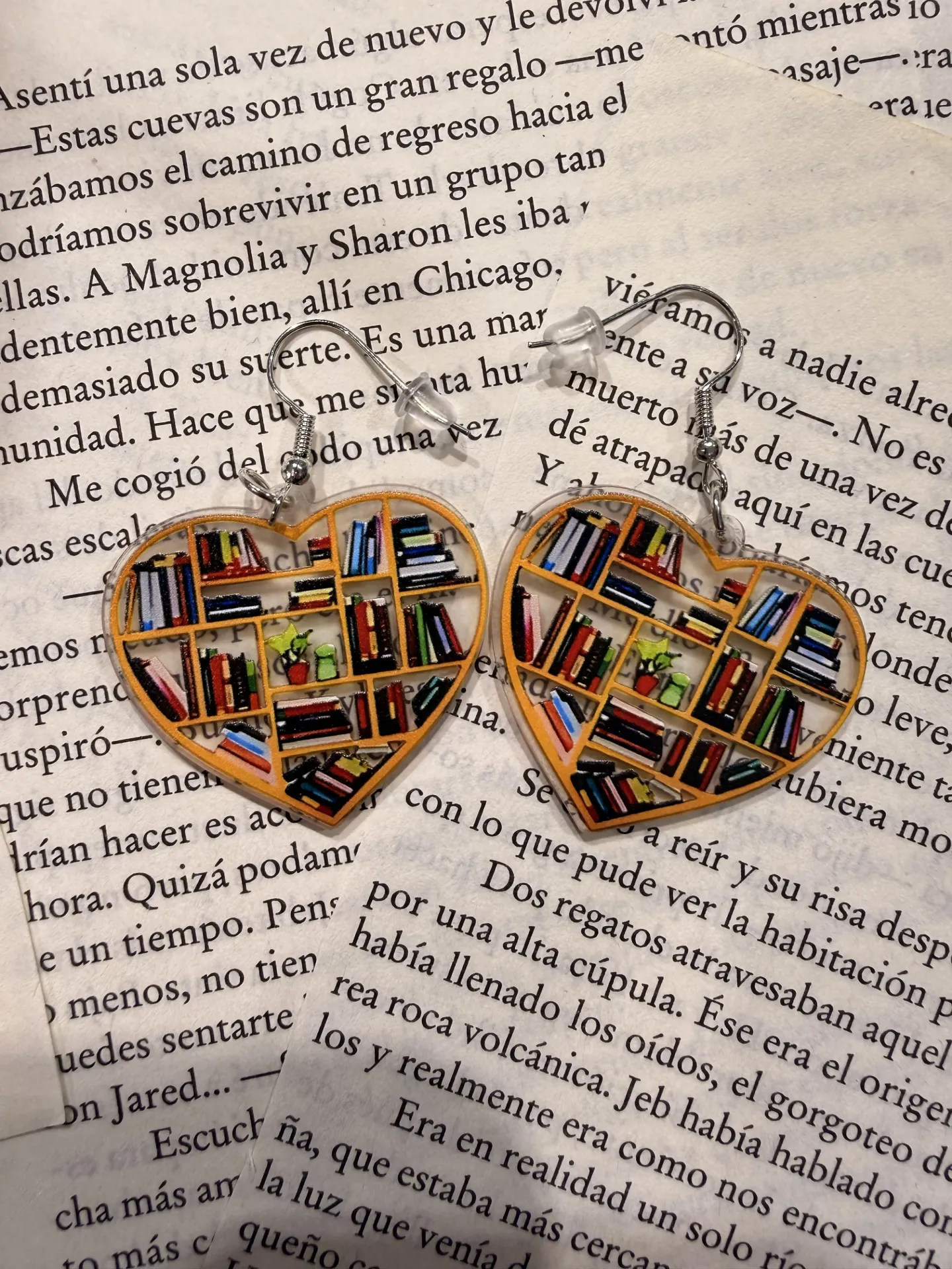 Pendientes “ Amor a primera lectura"