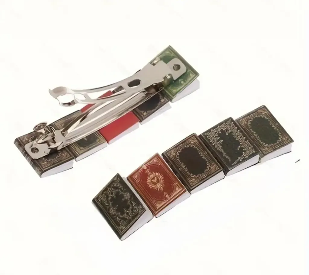 Broche de pelo LIBROS