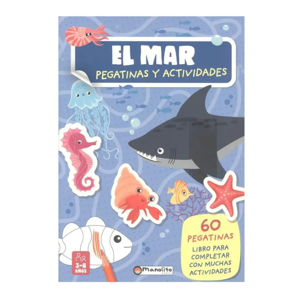 El mar- Pegatinas y actividades