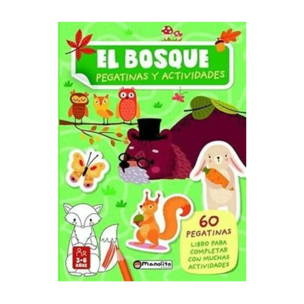 El bosque - Pegatinas y actividades